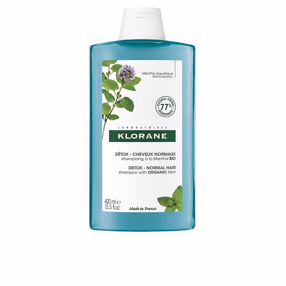 Shampooing détox bio à la menthe aquatique