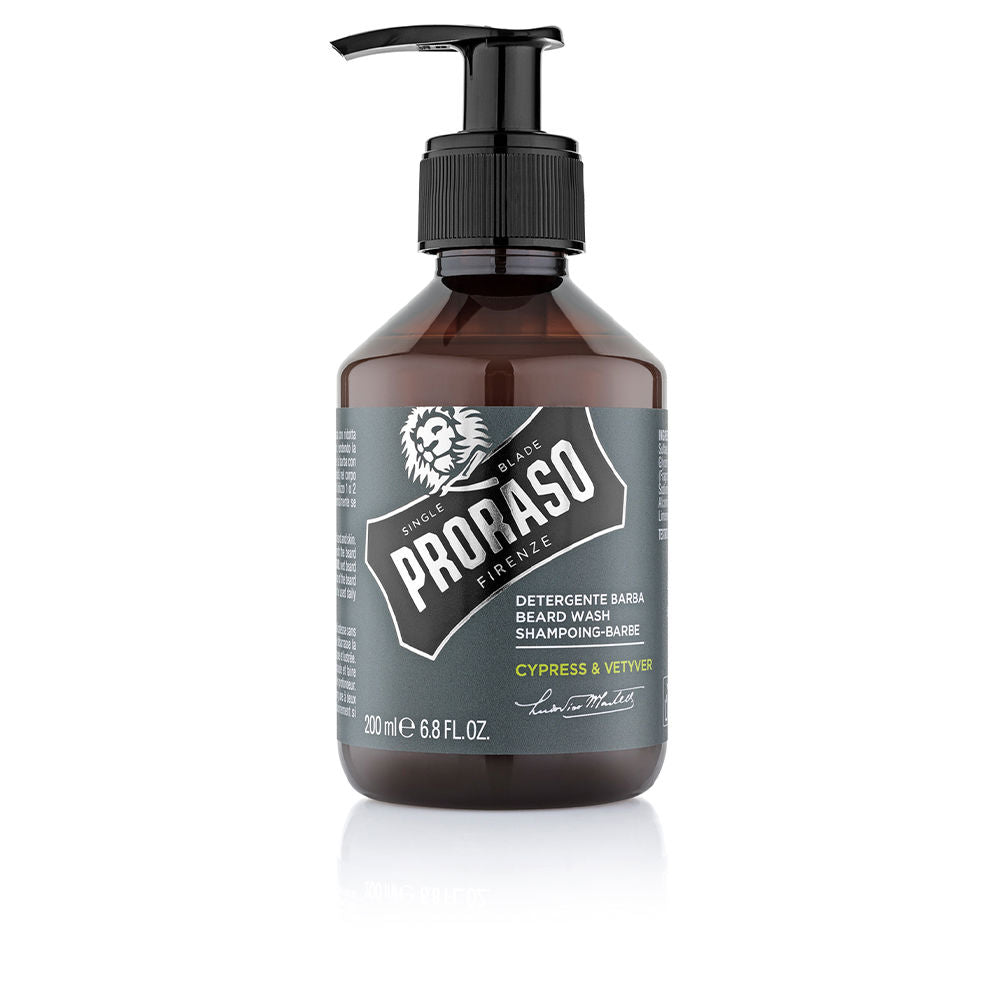 PRORASO CYPRESS & VETYVER shampoing à barbe