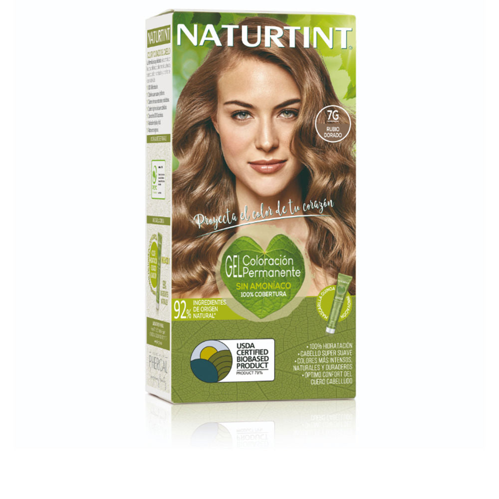 NATURTINT ammonia-free dye #7G-Golden Blonde 170 ml - Unisex