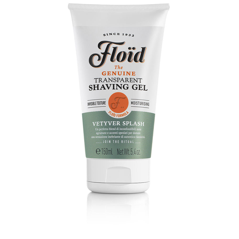 FLOÏD transparent gel à raser vetyver splash