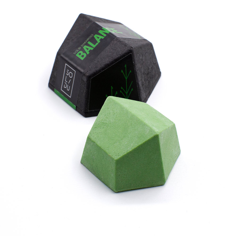 THE BALANCE oily hair rosemary & mint shampoo bar 70 gr - Plureals
