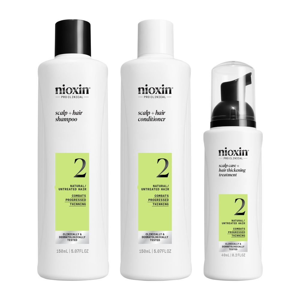 Coffret densité — System 2 (cheveux naturels, finesse avancée) — 3 produits
