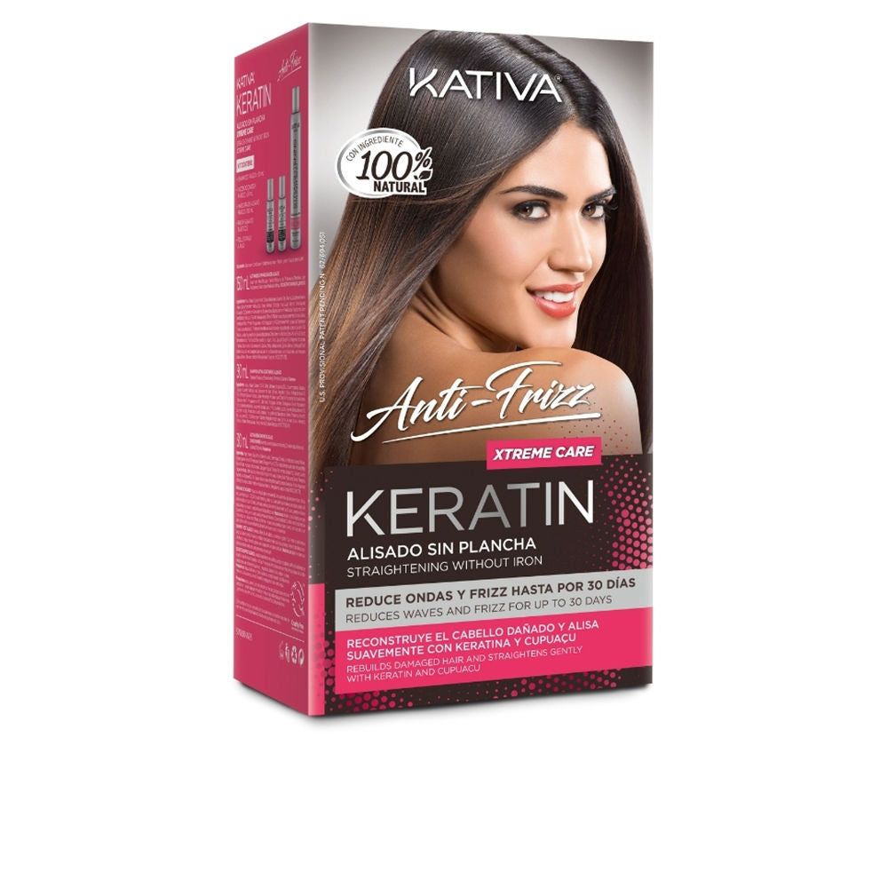Lissage brésilien anti-frisottis à la kératine