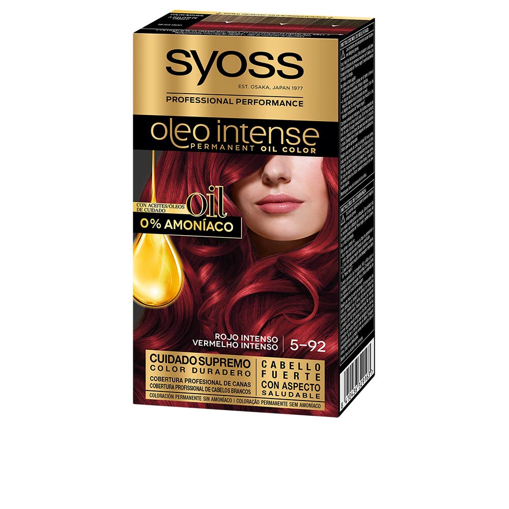 OLEO INTENSE ammonia-free hair color #5.92-intense red 5 pcs
