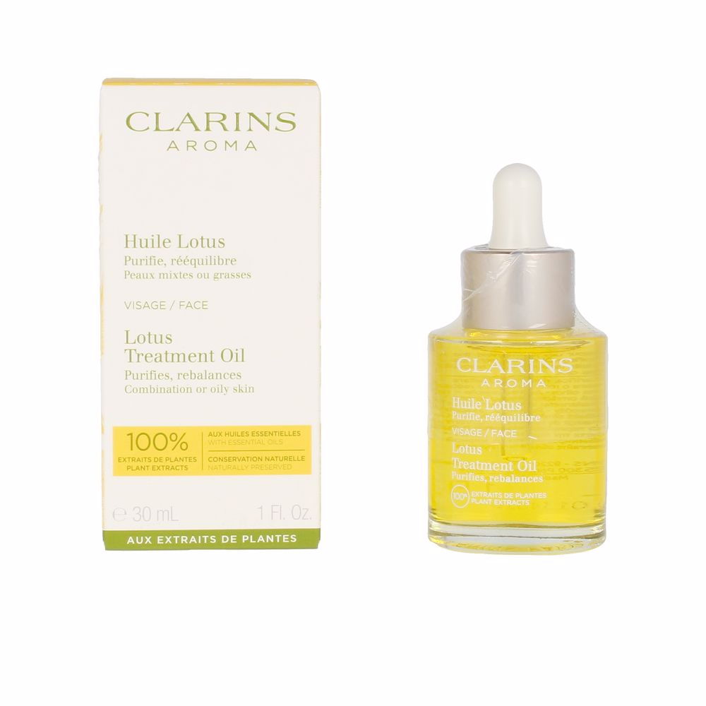 Huile Sèche Lotus Peaux Mixtes Pores Dilatés Clarins