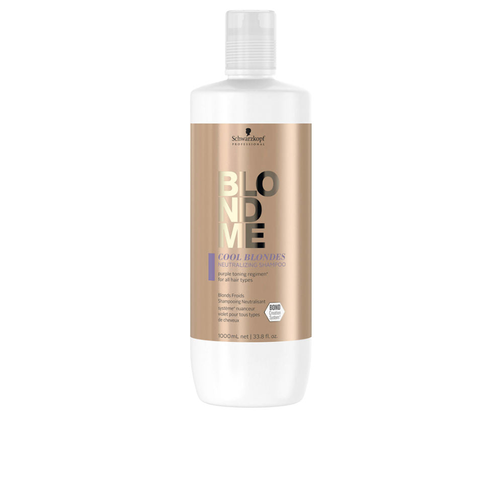 Shampooing déjaunissant pour cheveux blonds froids