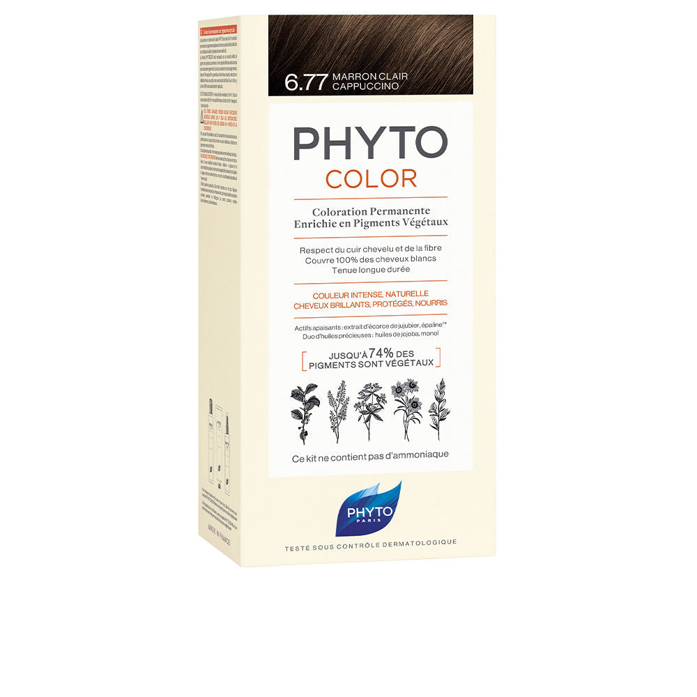 PHYTOCOLOR #6.77-marrón claro capuchino 4 u - Plureals