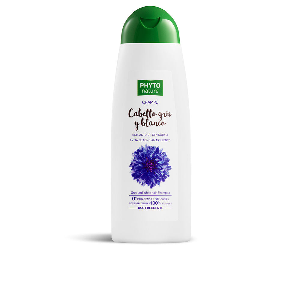 PHYTO NATURE gray and white hair shampoo 400 ml - Plureals