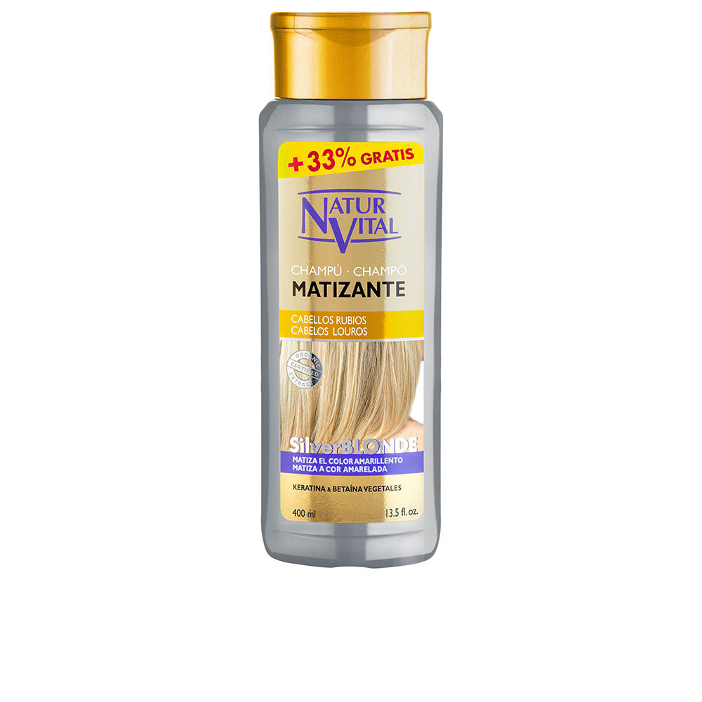 silver blonde MATIZING SHAMPOO 400 ml - Plureals