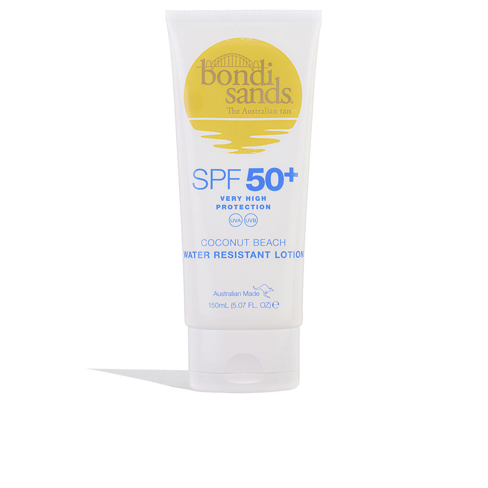 SPF50+ water resistant 4hrs coconut beach sunscreen lotion 150 ml - Plureals