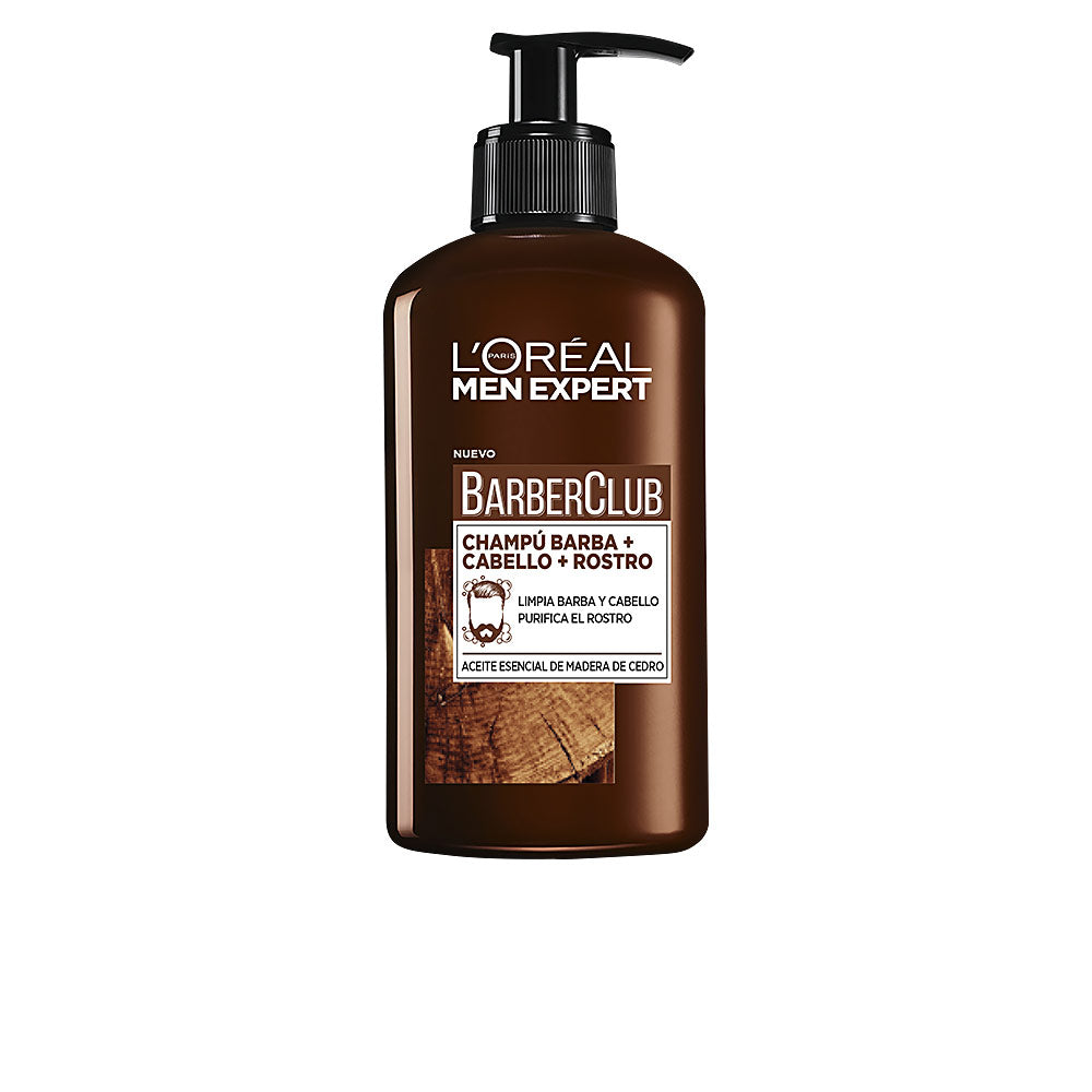 L'ORÉAL PARIS homme EXPERT BARBER CLUB barbe-face-cheveux shampoing