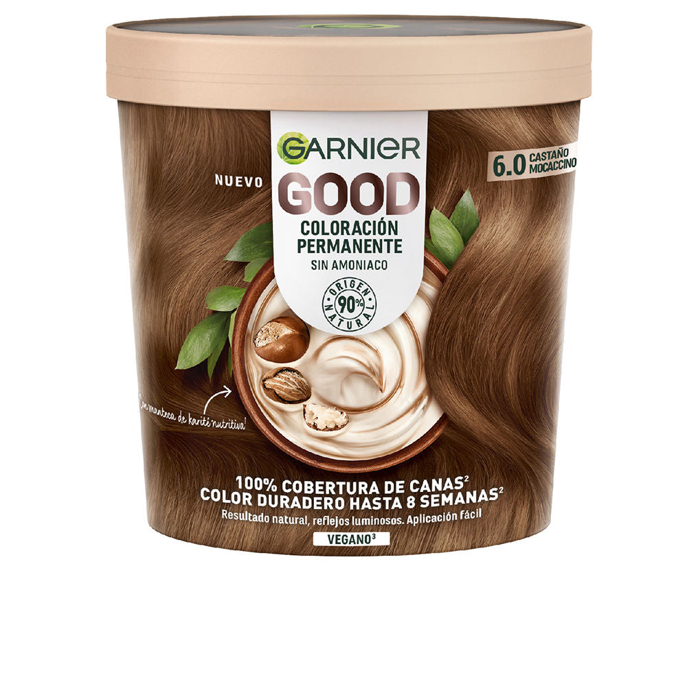 GOOD permanent color #6.0 mochaccino chestnut 217 ml - Plureals