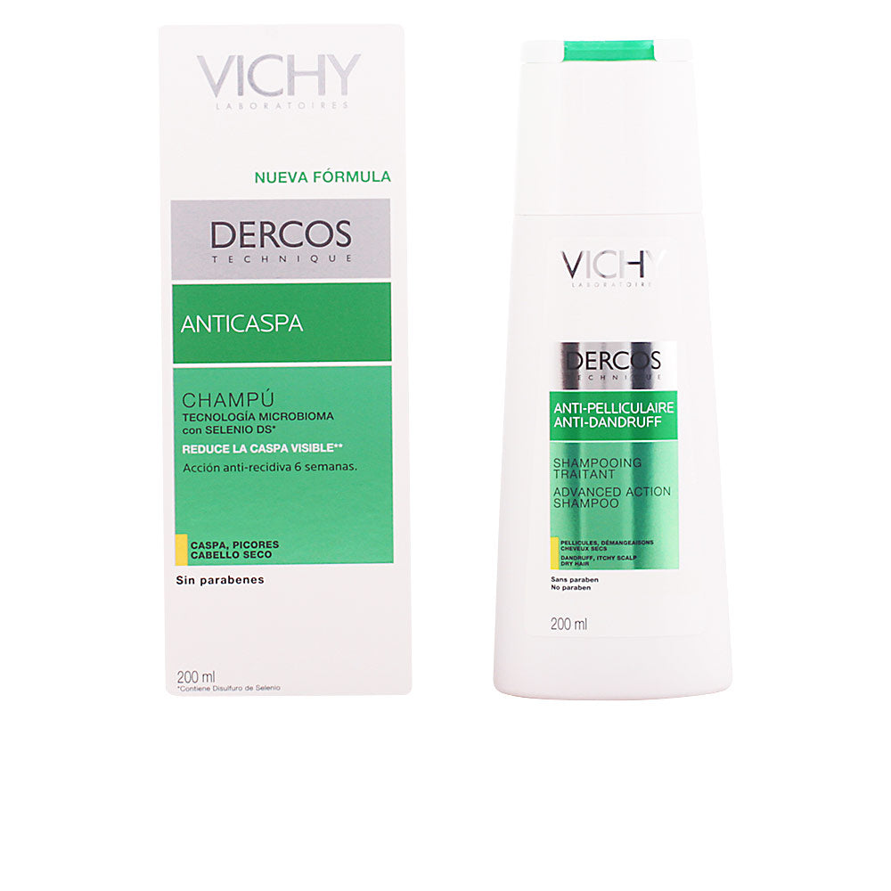 DERCOS anti-dandruff shampoo for dry hair 200 ml - Plureals