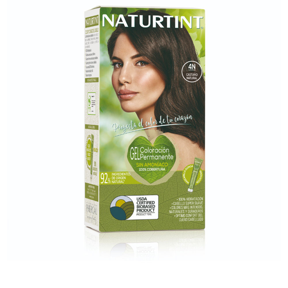 Coloration permanente sans ammoniaque — n°4N Châtain naturel