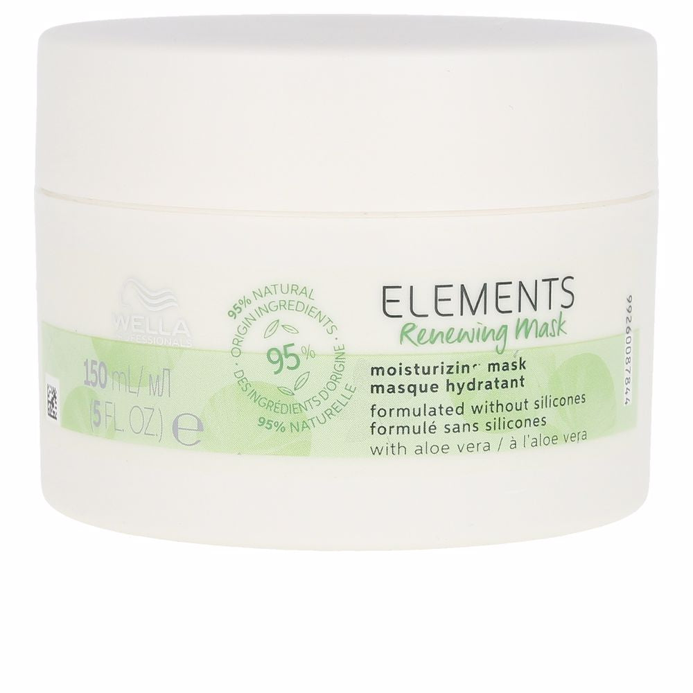 ELEMENTS Renewing Moisturizing Mask Without Silicones All Hair Types 150 ml - Plureals