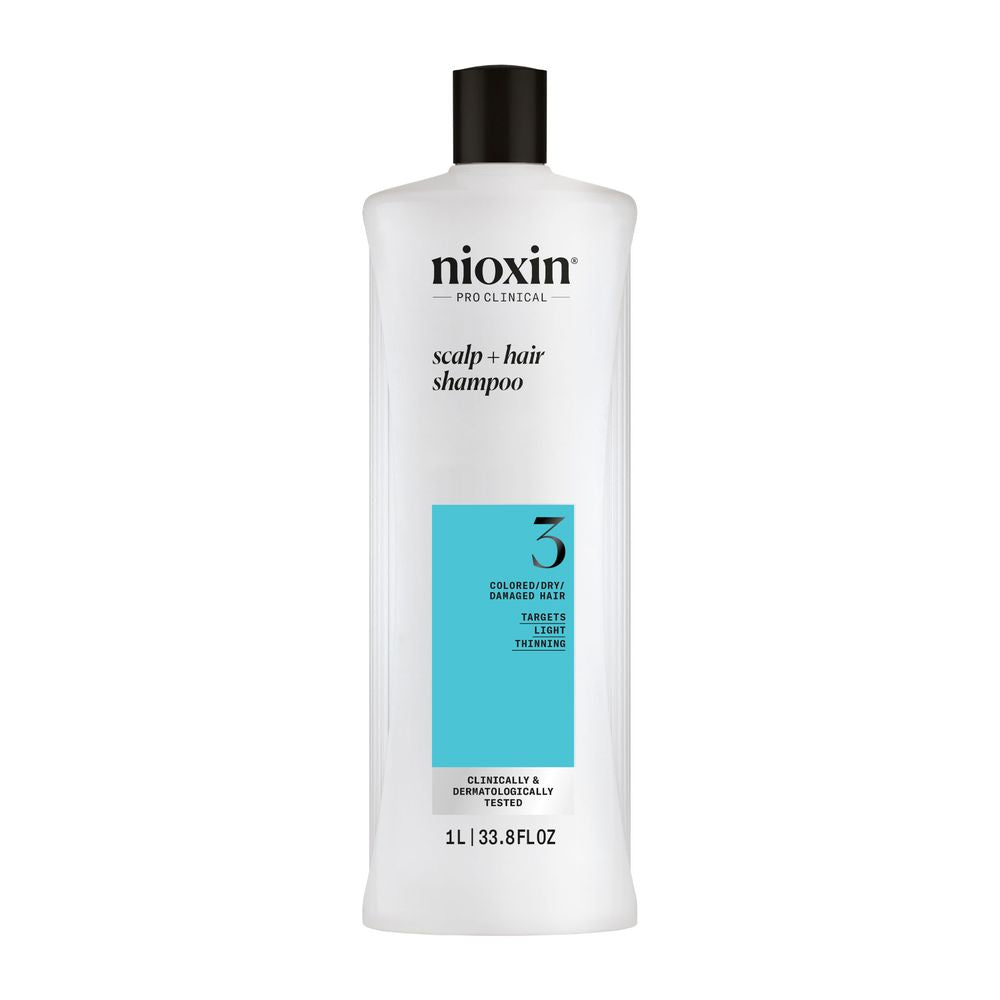 SYSTEM 3 - Shampoo - Dyed and Damaged Hair with Mild Weakening 1000 ml