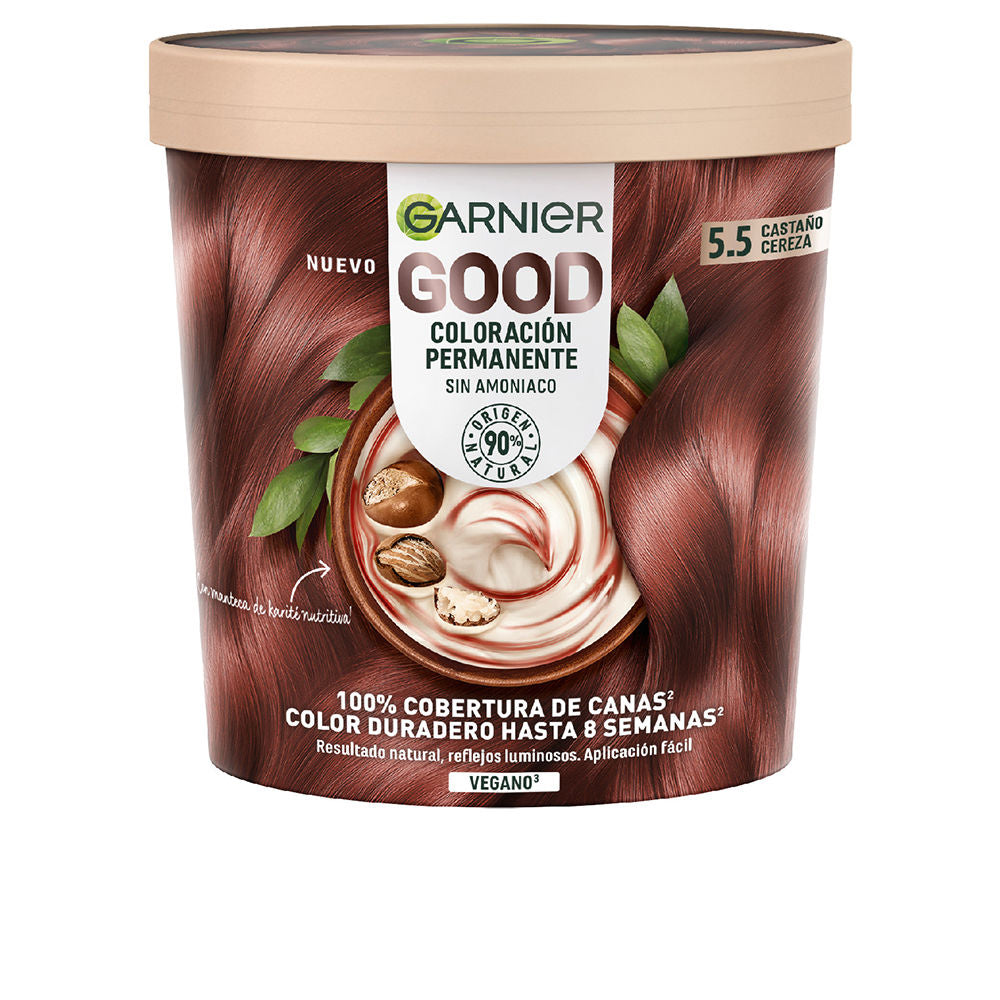 GOOD permanent color #5.5 cherry brown 217 ml - Plureals