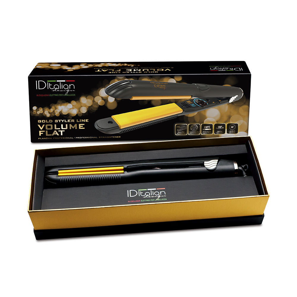 Lisseur Volume Flat Styler Gold ID Italian