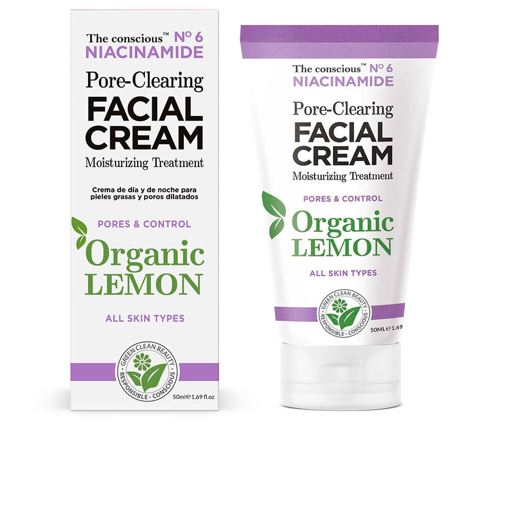 Crème Purifiante Pores Niacinamide Citron Bio The Conscious