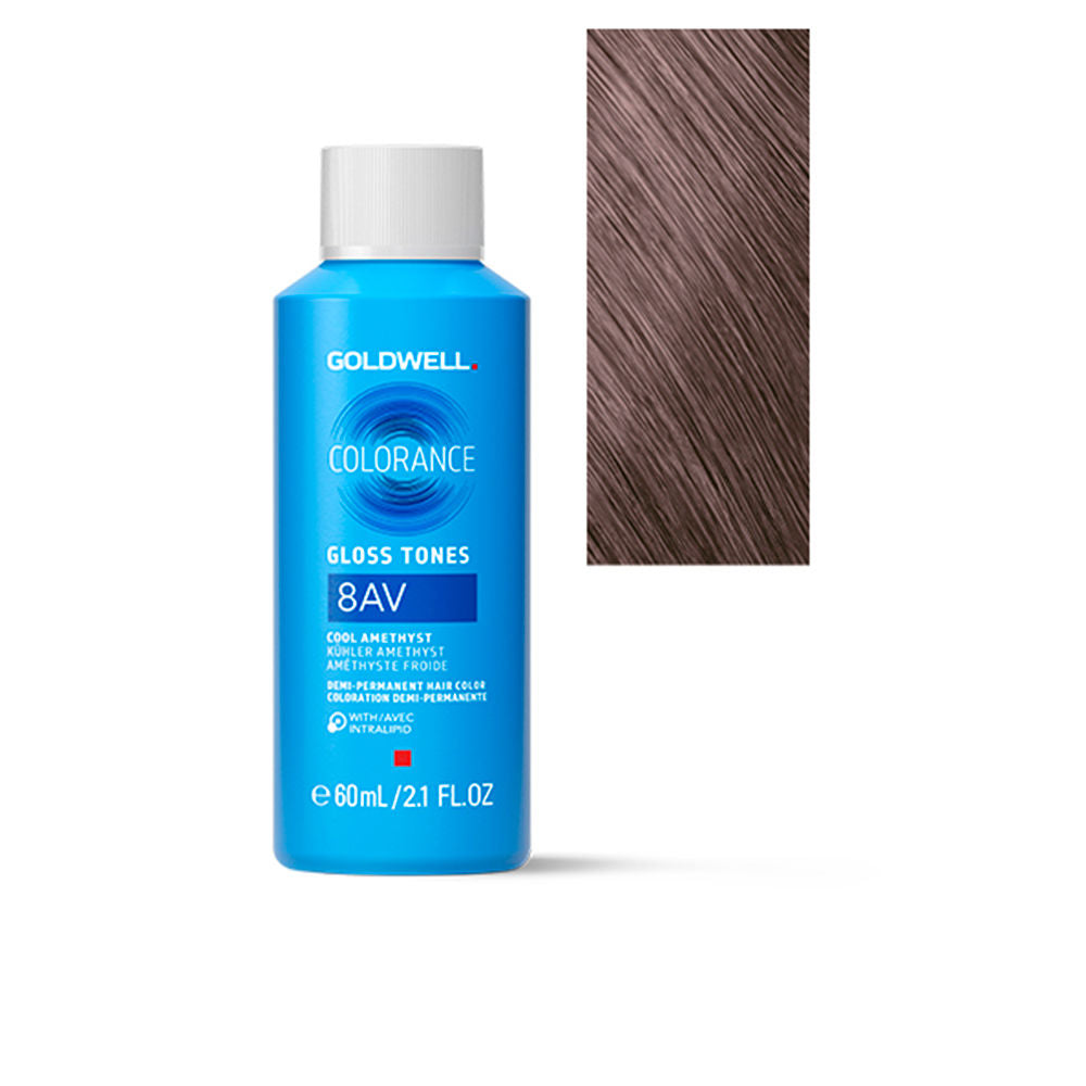 Coloration ton sur ton sans ammoniaque — 8AV Blond clair cendré violine