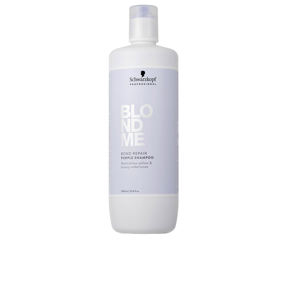 Shampooing déjaunissant violet reconstructeur pour blonds