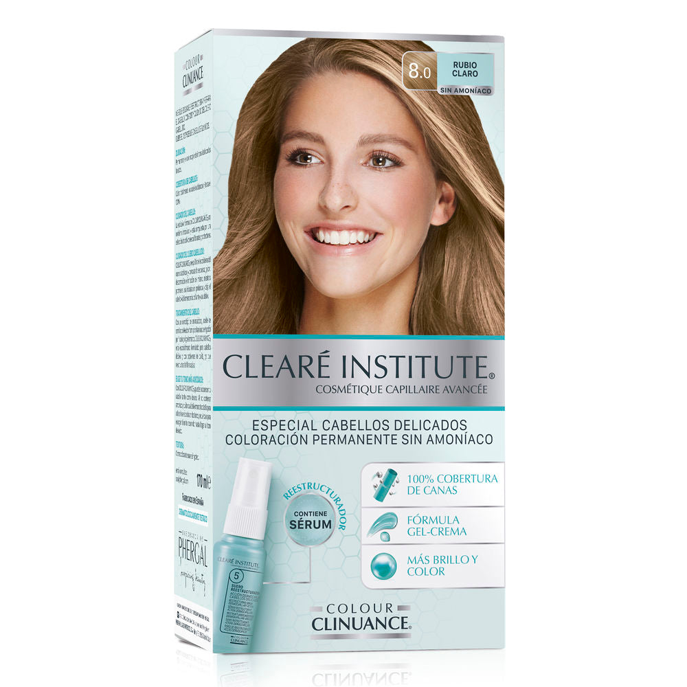 COLOUR CLINUANCE delicate hair #8.0-light blonde 1 unit - Woman