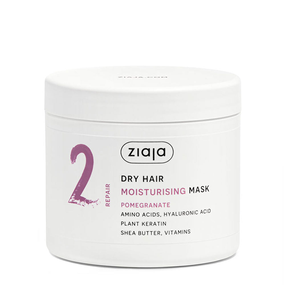 PLANT ESSENTIALS Pomegranate Hydrating Hair Mask 350 ml - Plureals