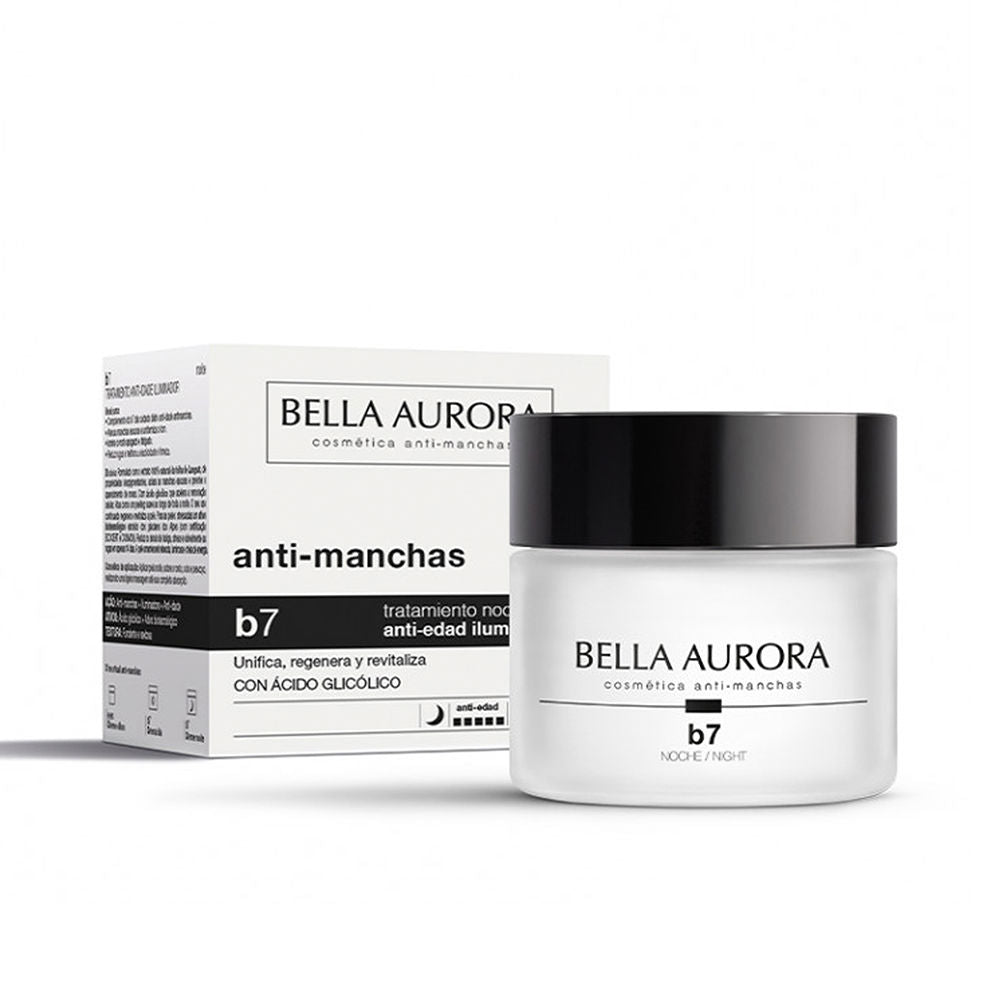 Crème Éclaircissante Anti-Taches Régénérante de Nuit B7 Bella Aurora