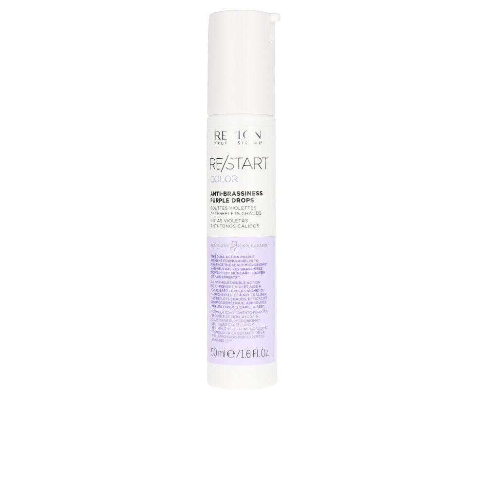 RE-START color anti-brassiness purple drops 50 ml - Unisex