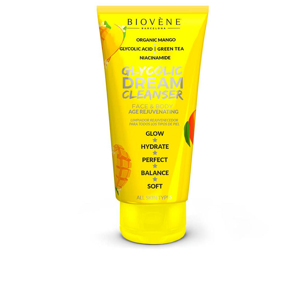 Gel Nettoyant Visage & Corps Glycolique Biovène