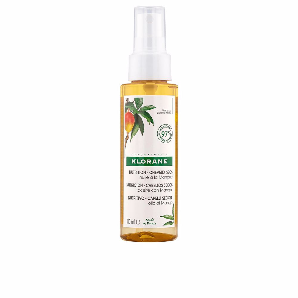 Huile nourrissante à la mangue pour cheveux secs