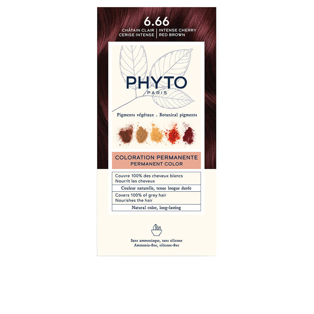 Coloration permanente aux pigments végétaux — n°6.66 Blond foncé rouge/acajou rouge/acajou