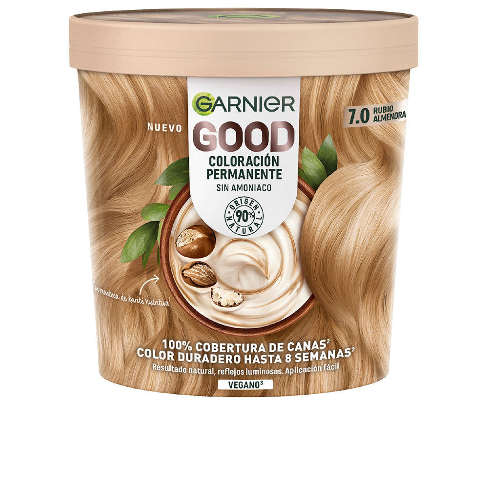 GOOD permanent color #7.0 almond blonde 217 ml - Plureals