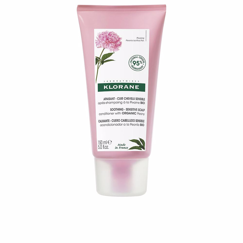 Après-shampooing apaisant bio à la pivoine