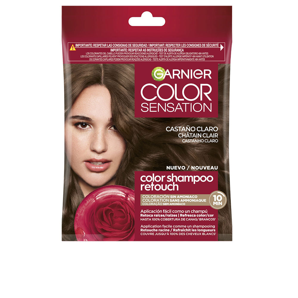 COLOR SENSATION tone on tone color shampoo #5.0-light brown 1 u - Plureals
