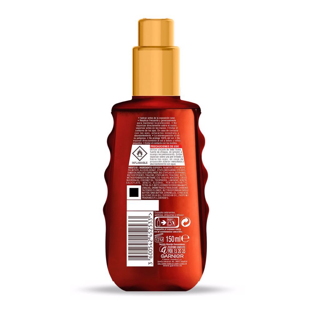 ACEITE PROTECTOR dorado sublime SPF30  150 ml