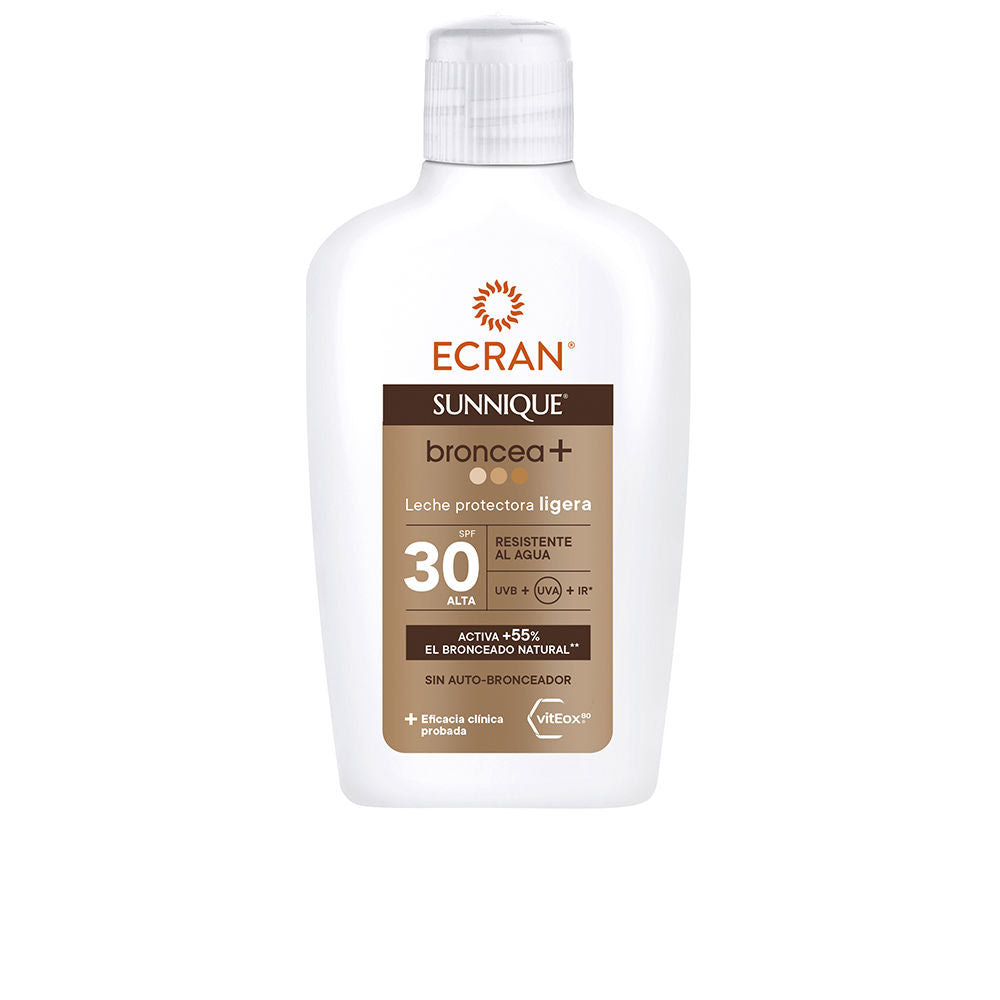 ECRAN SUNNIQUE BRONCEA+ protective milk SPF 30 200 ml - Plureals
