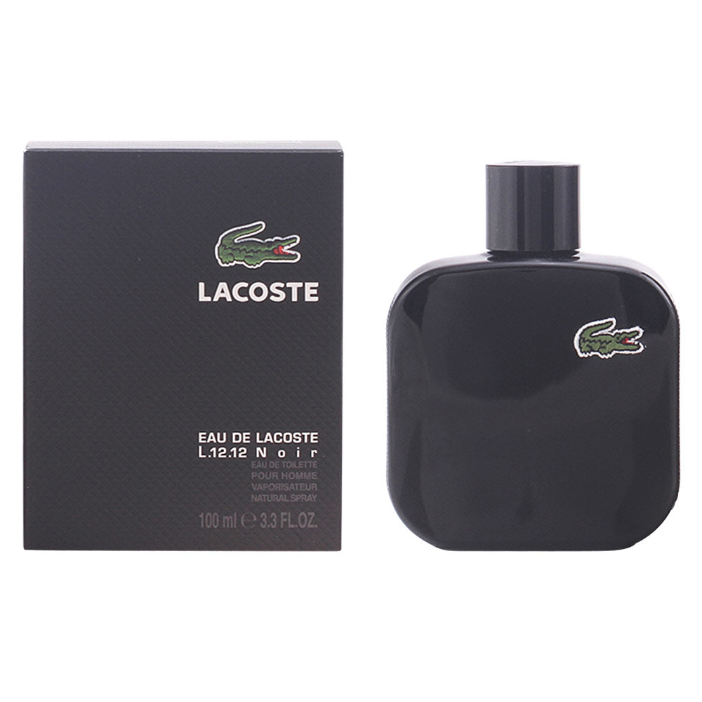 EAU DE LACOSTE L.12.12 NOIR POUR HOMME eau de toilette spray 100 ml - Plureals