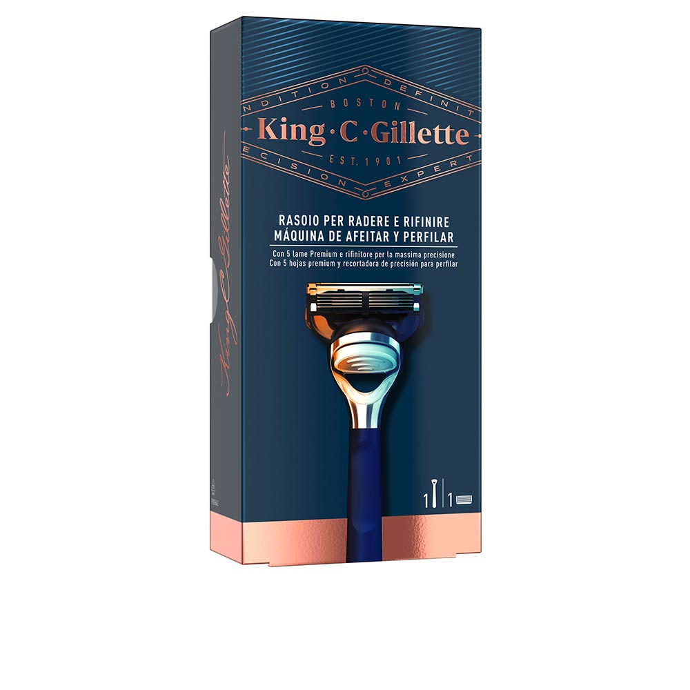 GILLETTE KING shave & edging rasoir