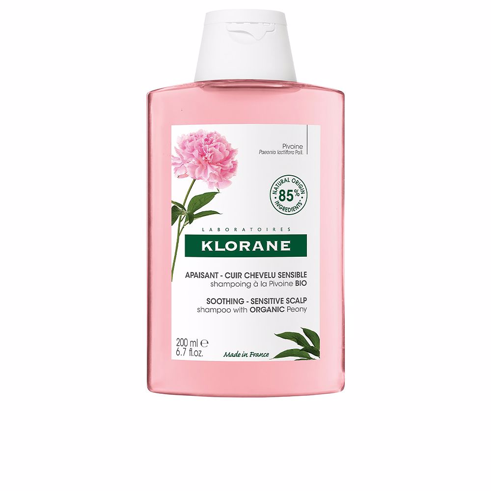 Shampooing apaisant à la pivoine