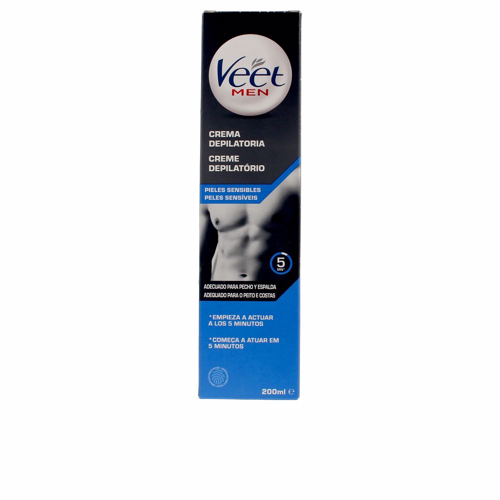 VEET homme épilation gel cream peaux sensibles skin