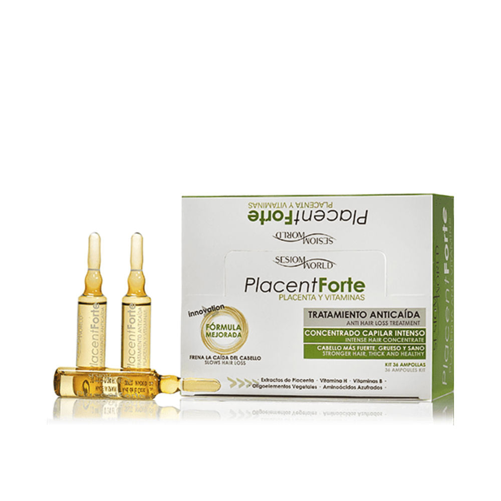 PLACENT FORTE anti-hair loss treatment ampoules 36 units - Unisex