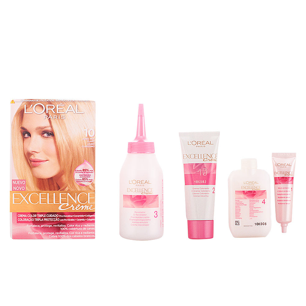 EXCELLENCE Creme dye #10 very light blonde 192 ml - Plureals