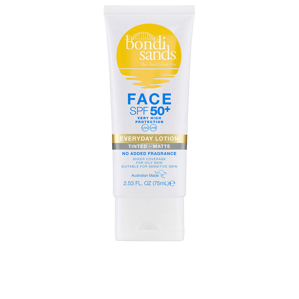 EVERYDAY Fragrance-Free Tinted Facial Lotion SPF 50+ 75ml - Plureals