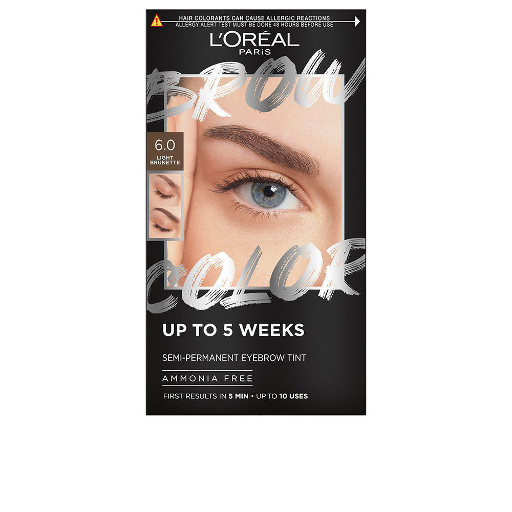 BROW COLOR eyebrow tint #6.0-light brunette 4 u