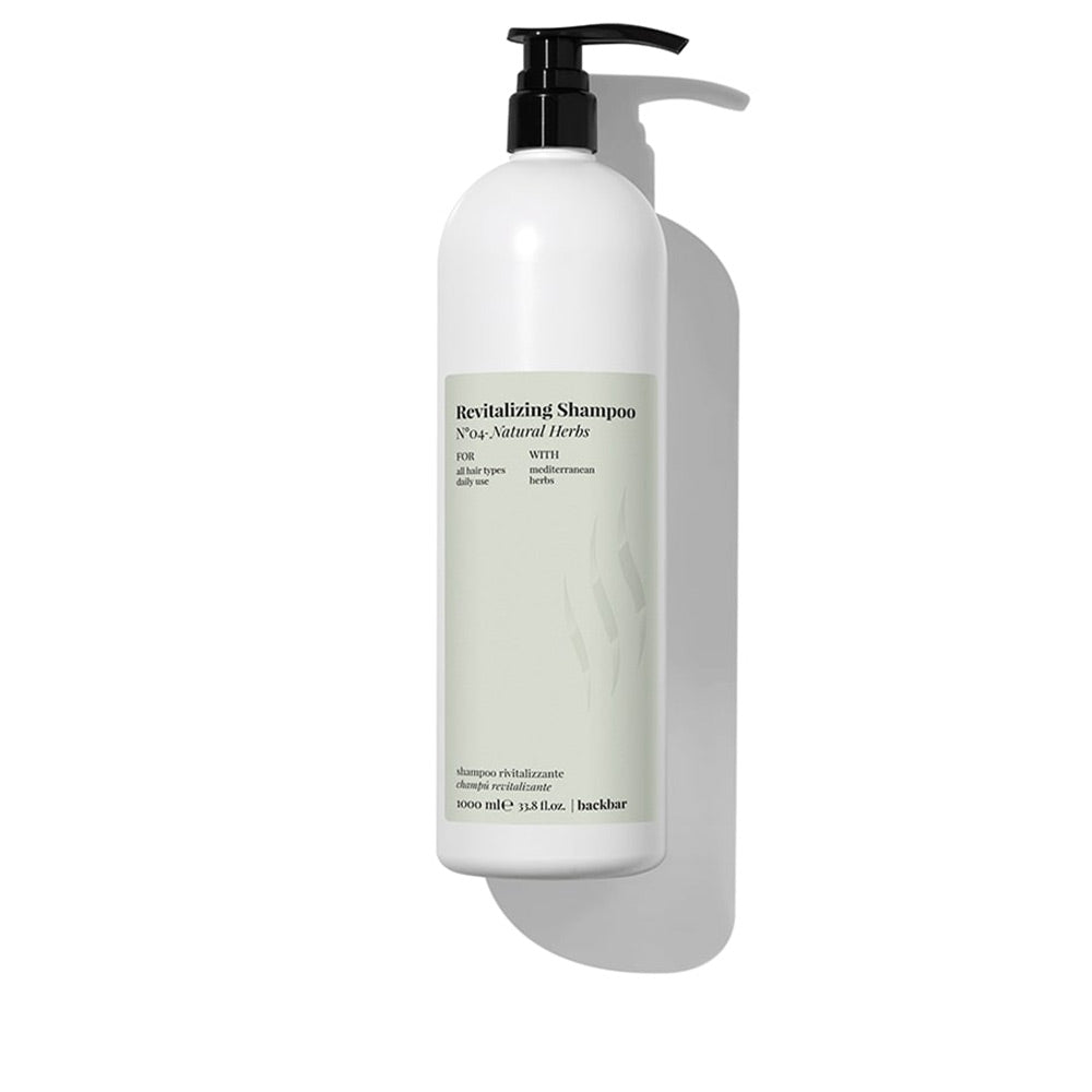 BACK BAR revitalizing shampoo nº04-natural herbs 1000 ml - Plureals
