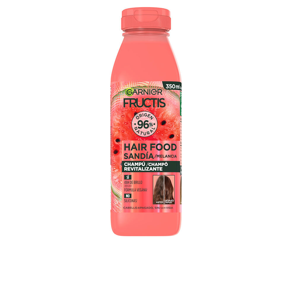 FRUCTIS HAIR FOOD WATERMELON revitalizing shampoo 350 ml - Plureals
