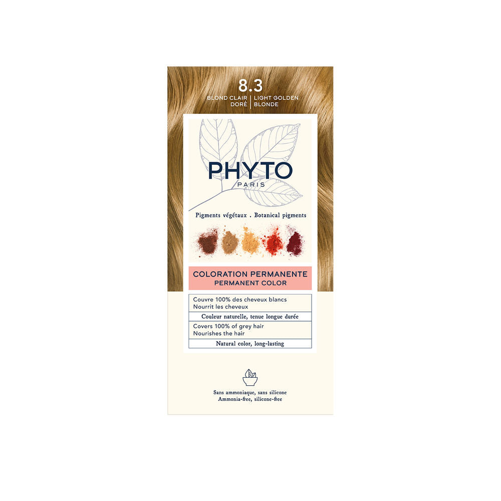 PHYTOCOLOR #8.3-Rubio Claro Dorado 4 u - Woman