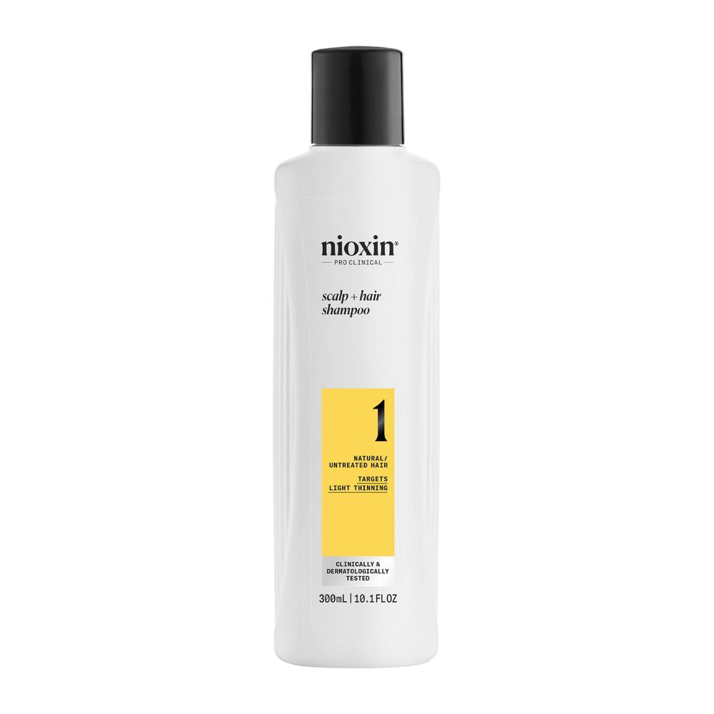 SYSTEM 1 - Shampoo - Natural Hair with Mild Weakening 300 ml - Plureals