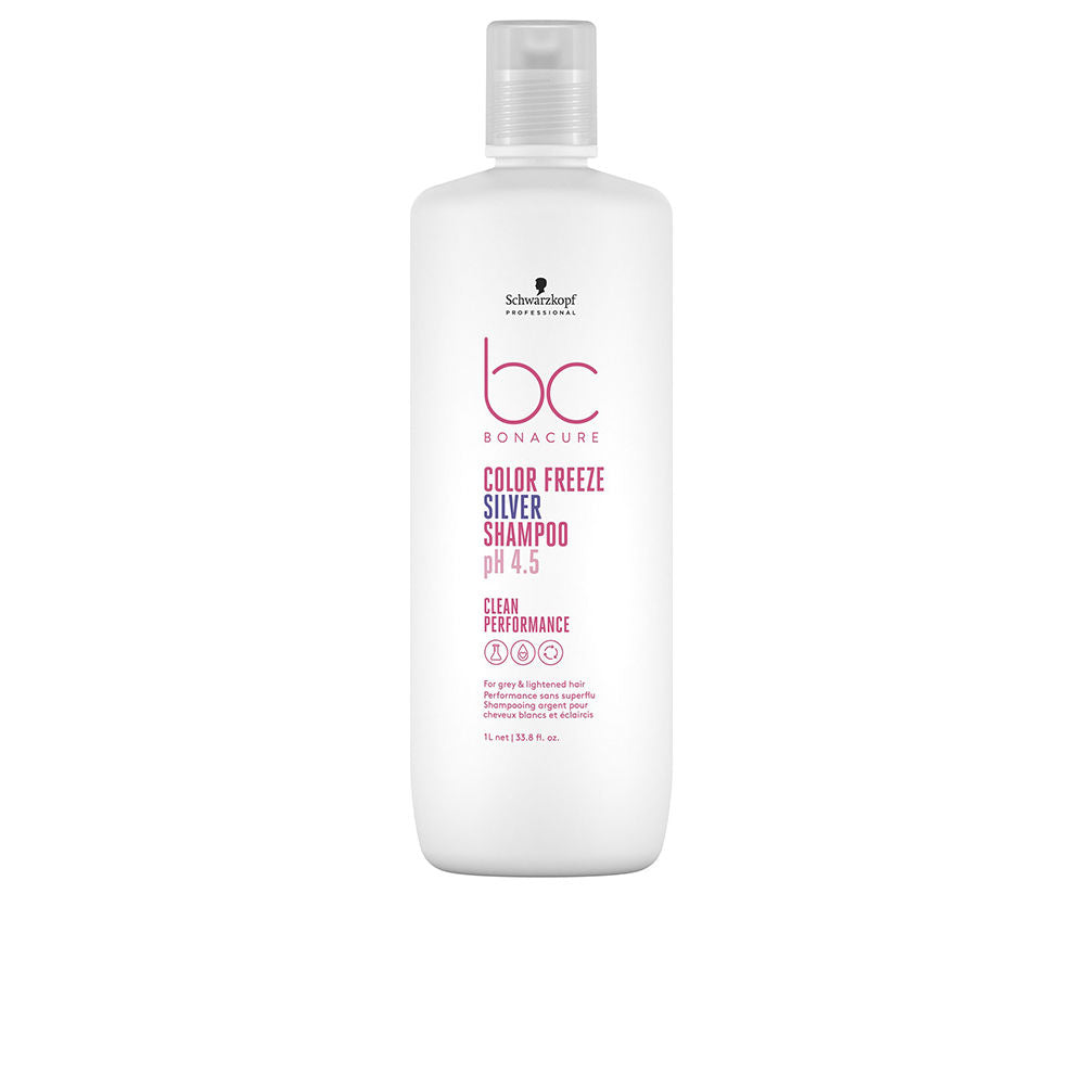 BC COLOR FREEZE silver shampoo 1000 ml - Plureals